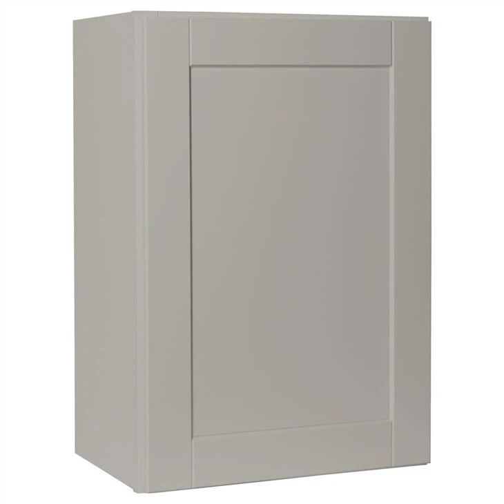 21 inch wide kitchen wall cabinet gray color